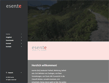 Tablet Screenshot of esente.ch